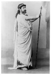 Mounet-Sully as Oedipus in Oedipus Rex by Sophocles